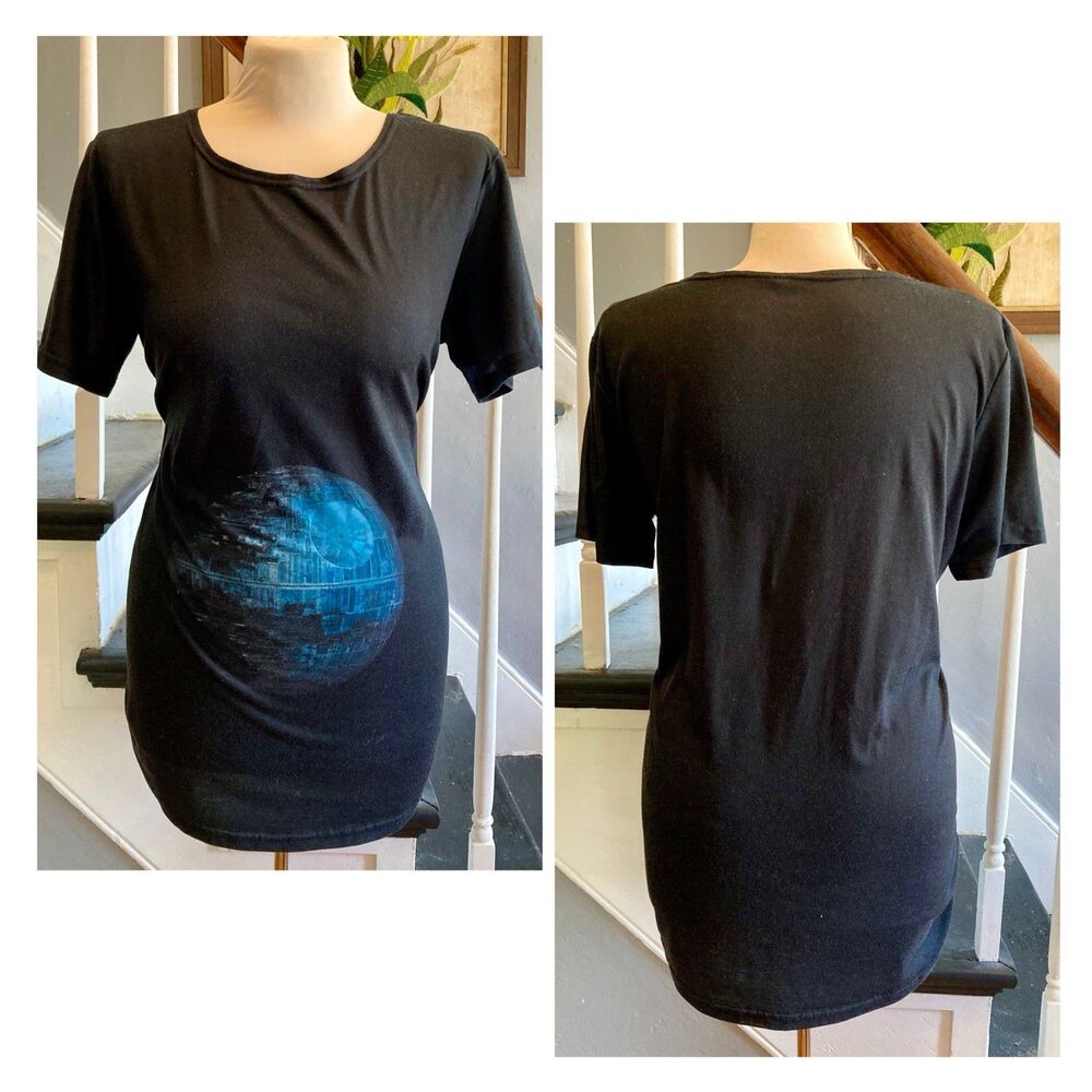 Modern Return Of The Jedi Second Death Star Maternity T-shirt Tunic Star Wars